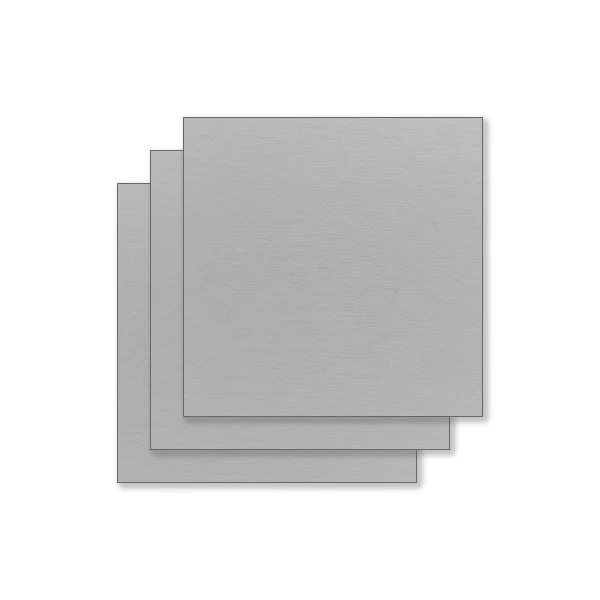 Φύλλο Αλουμίνιο 1mm — 10x10 cm (Πακέτο 3 τεμ.)