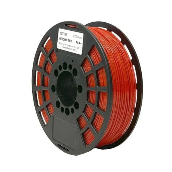 PLA+ 3D Printer Filament 1.75mm Bright Red (Glitter) 1kg